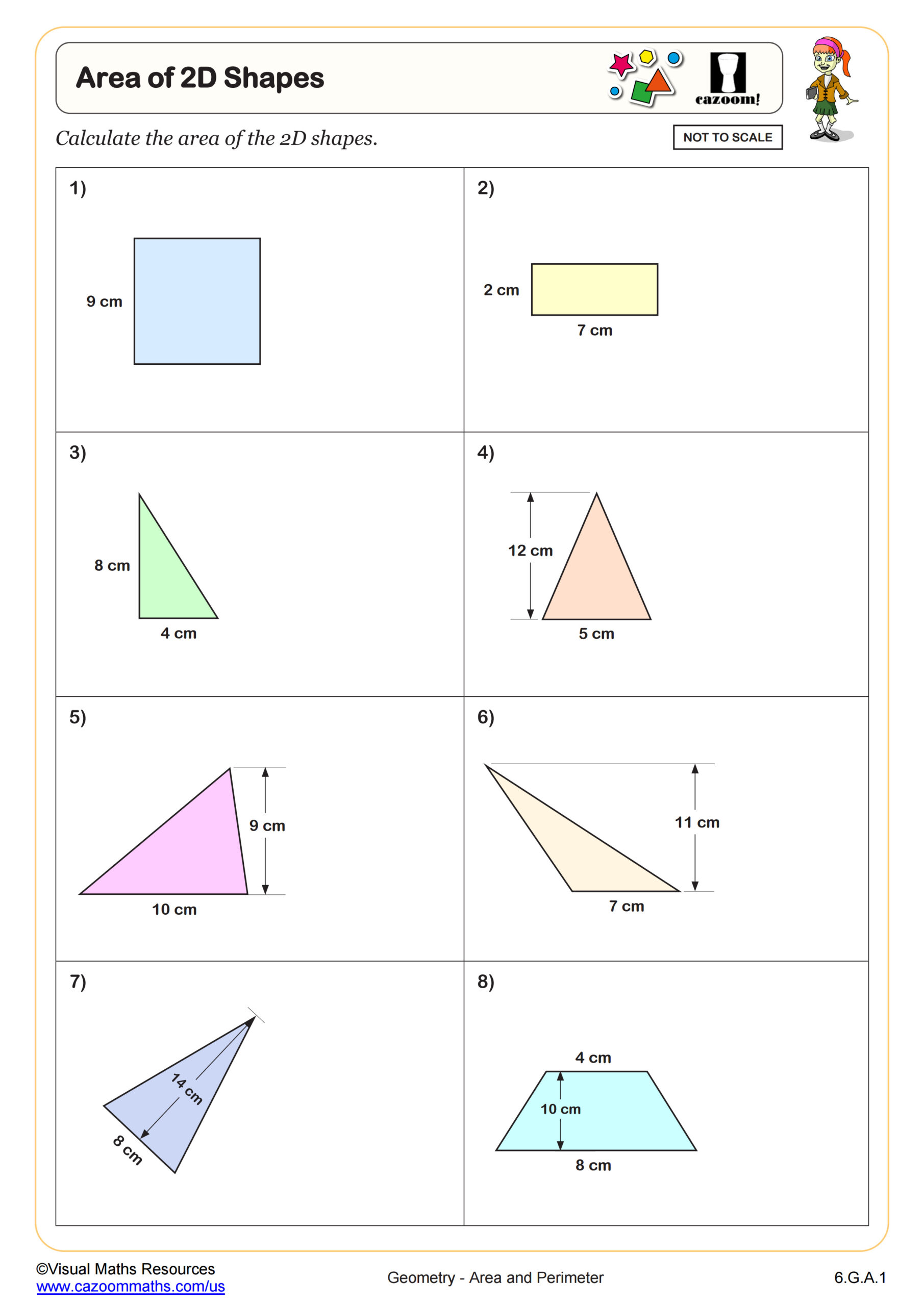 Preview of Area of 2D Shapes