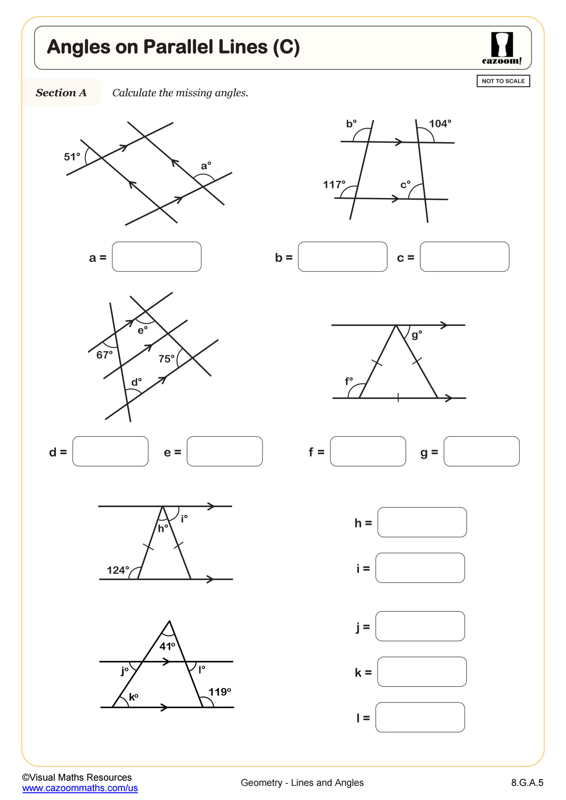 Geometry Parallel Lines