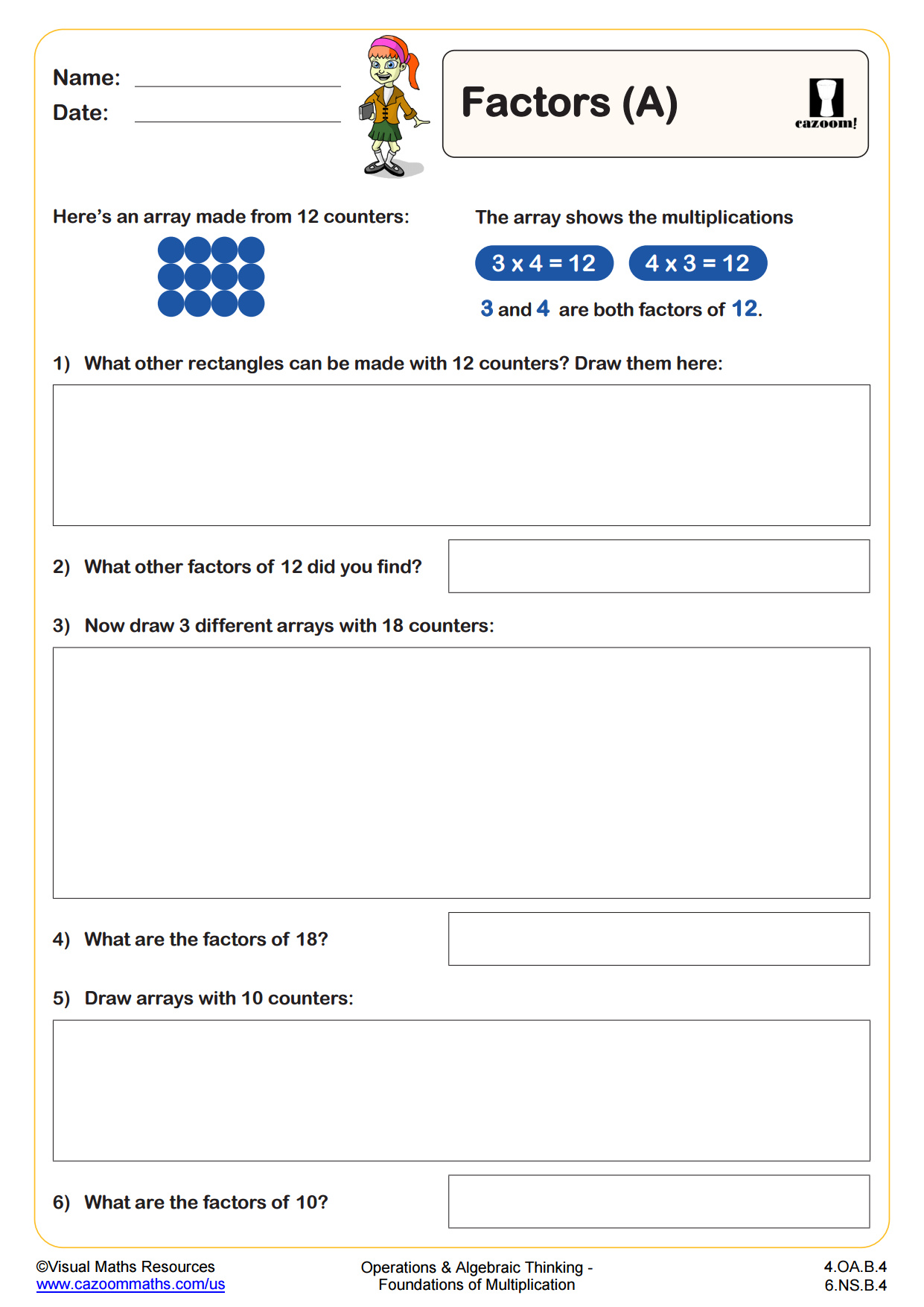 Preview of Factors (A)