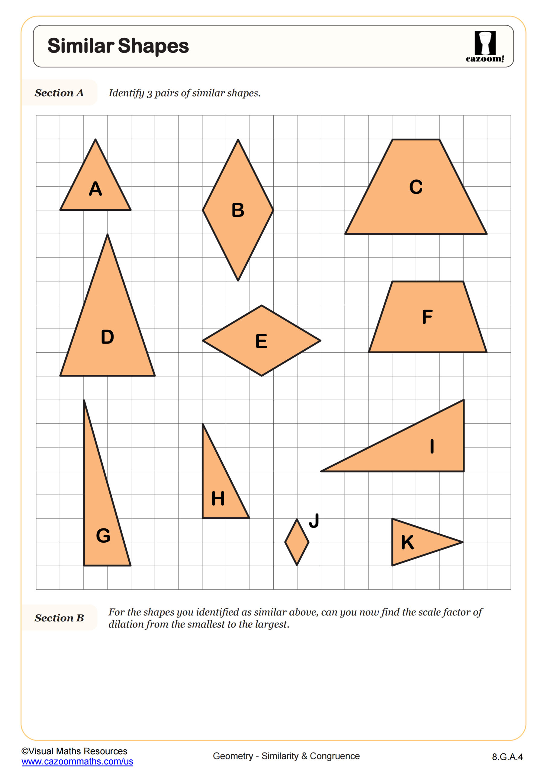 Preview of Similar Shapes
