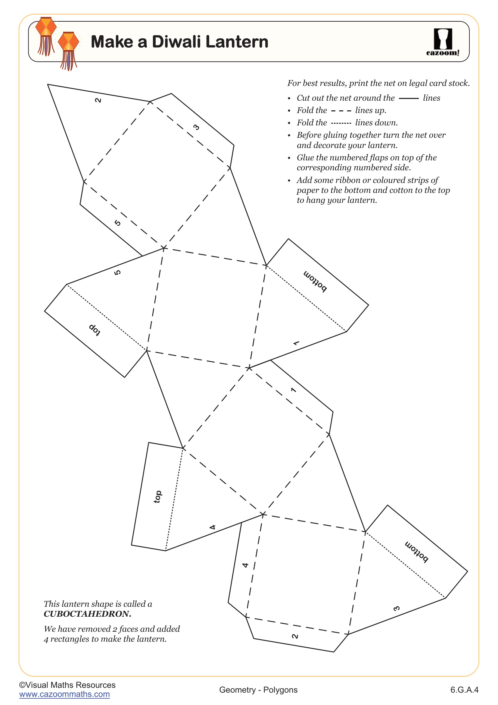 Preview of Make a Diwali Lantern