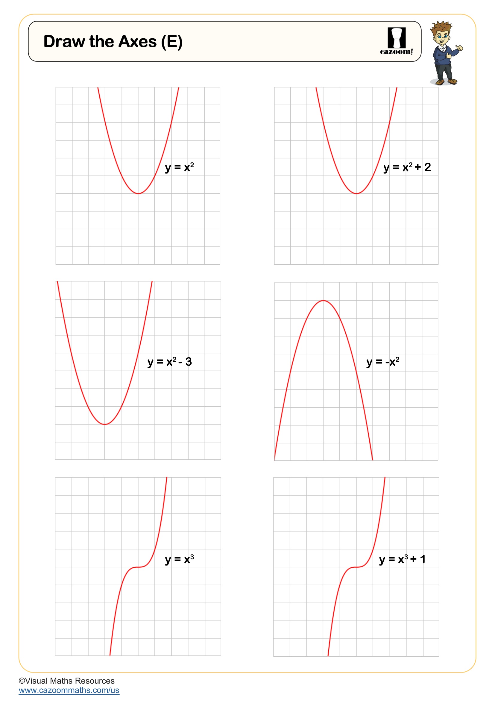 Draw the Axes (E) Free Teaching Resource