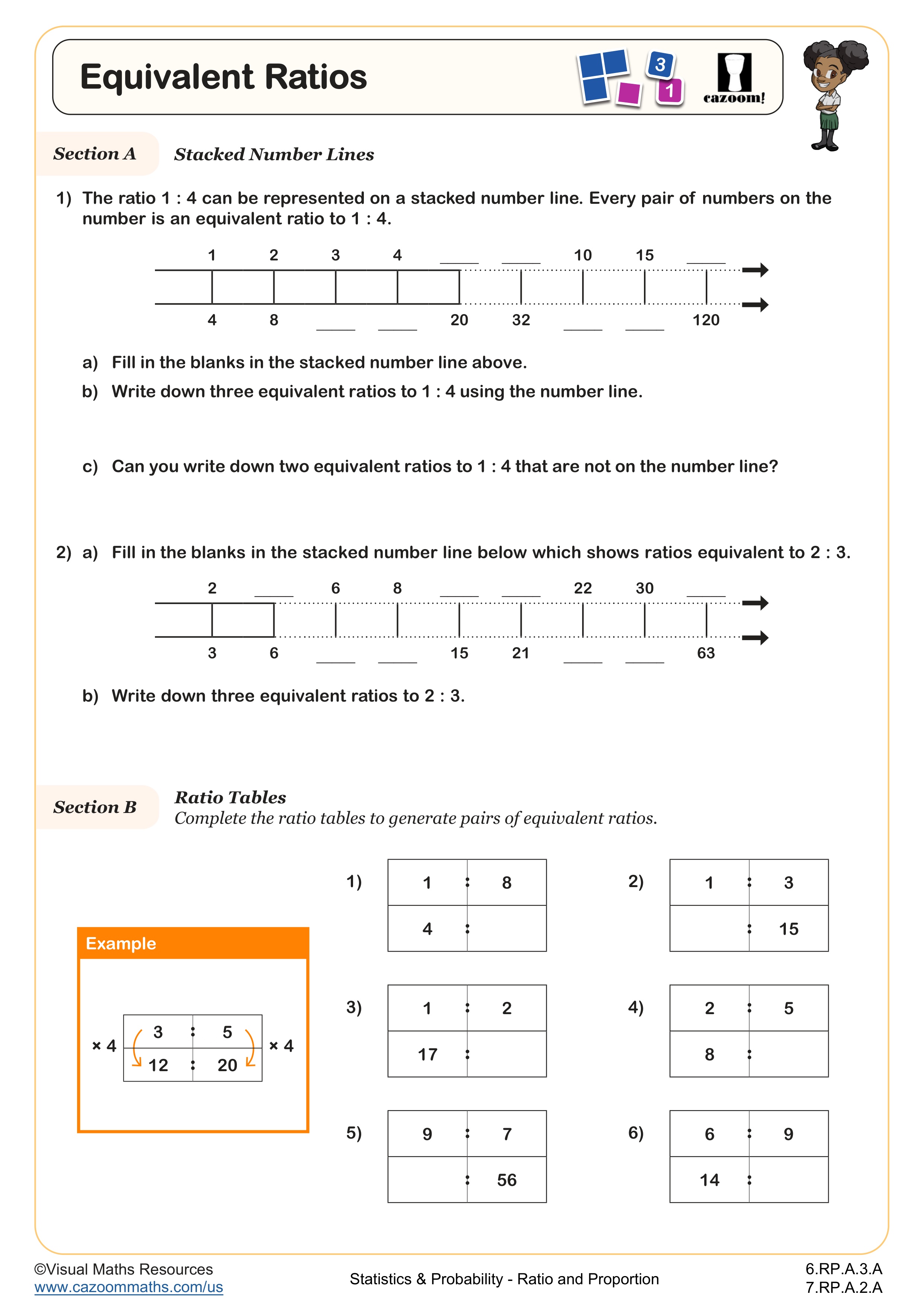 Preview of Equivalent Ratios