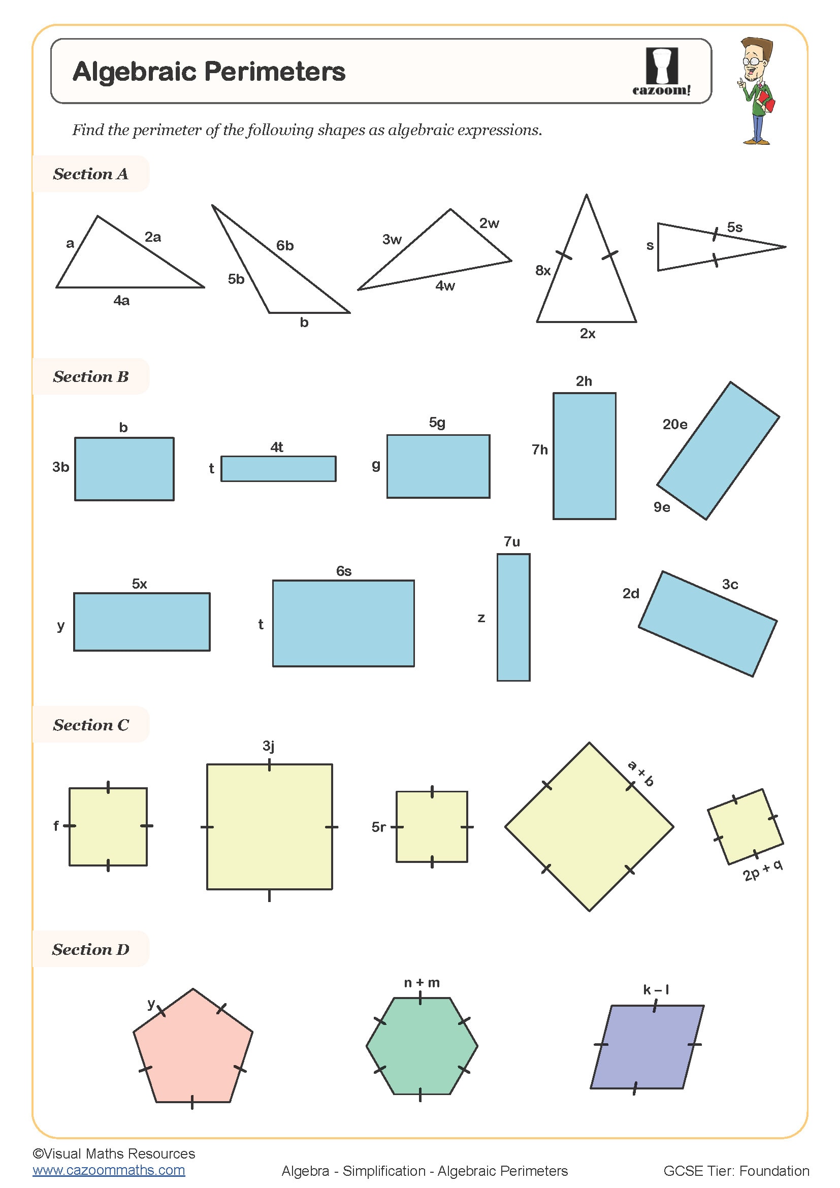 Preview of Algebraic Perimeters