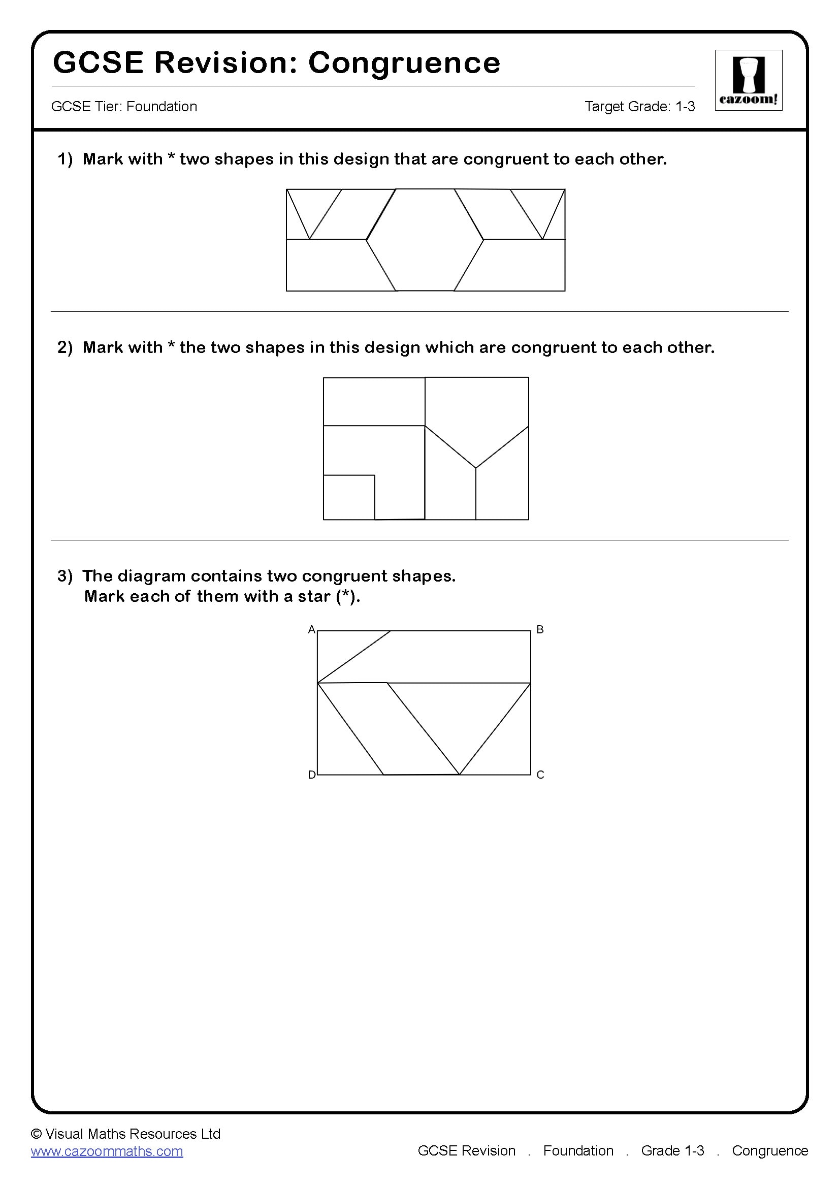 Congruence GCSE Maths Revision 1
