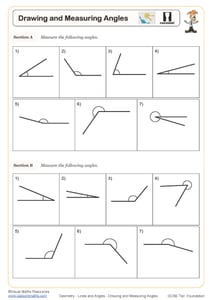 Drawing Pie Charts (A) Worksheet | Cazoom Maths Worksheets