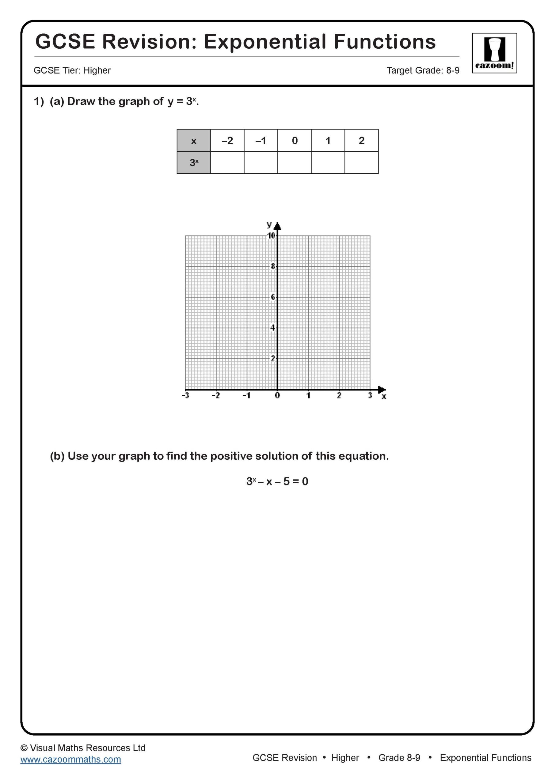 Preview of Exponential Functions