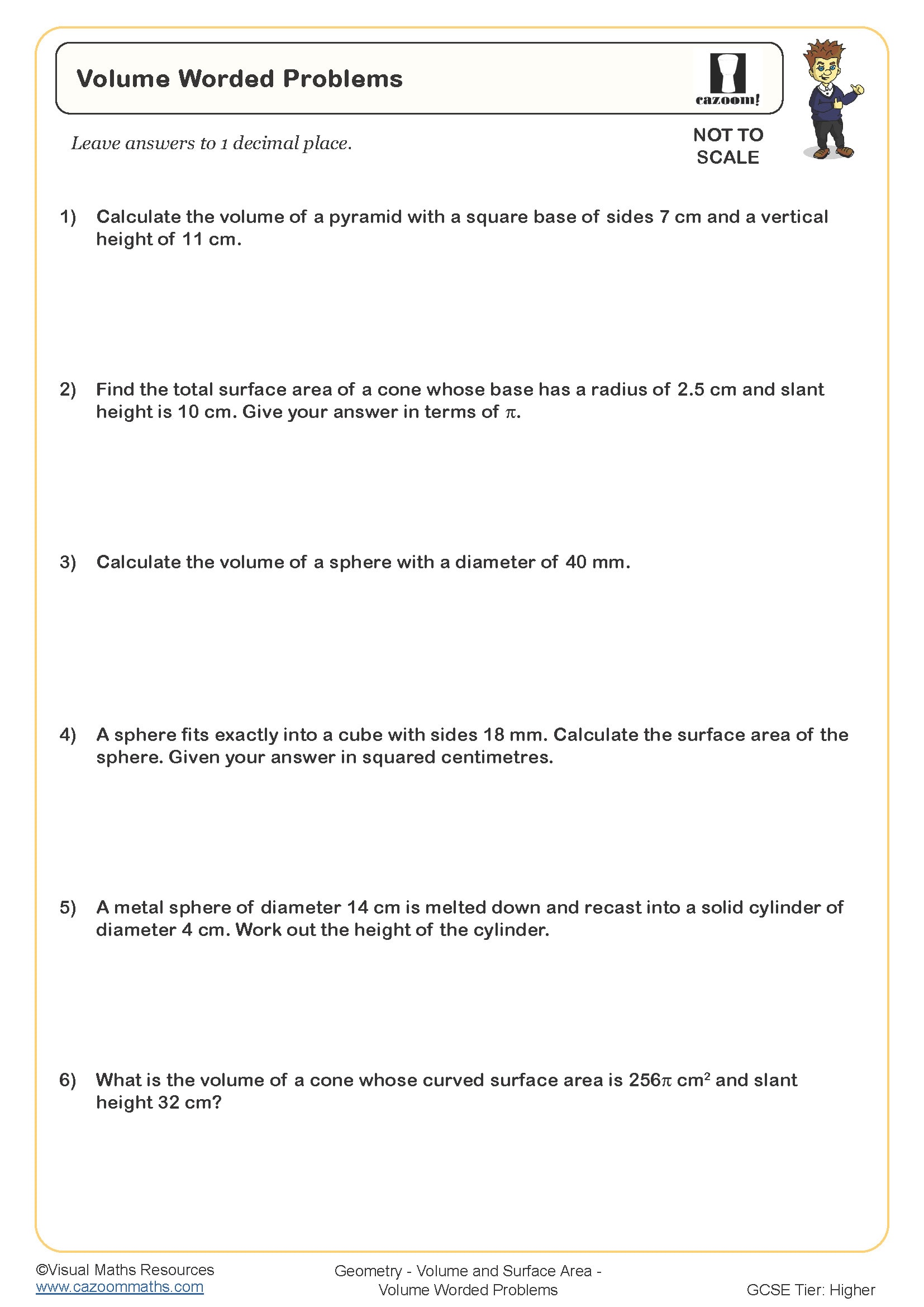 Preview of Volume Word Problems