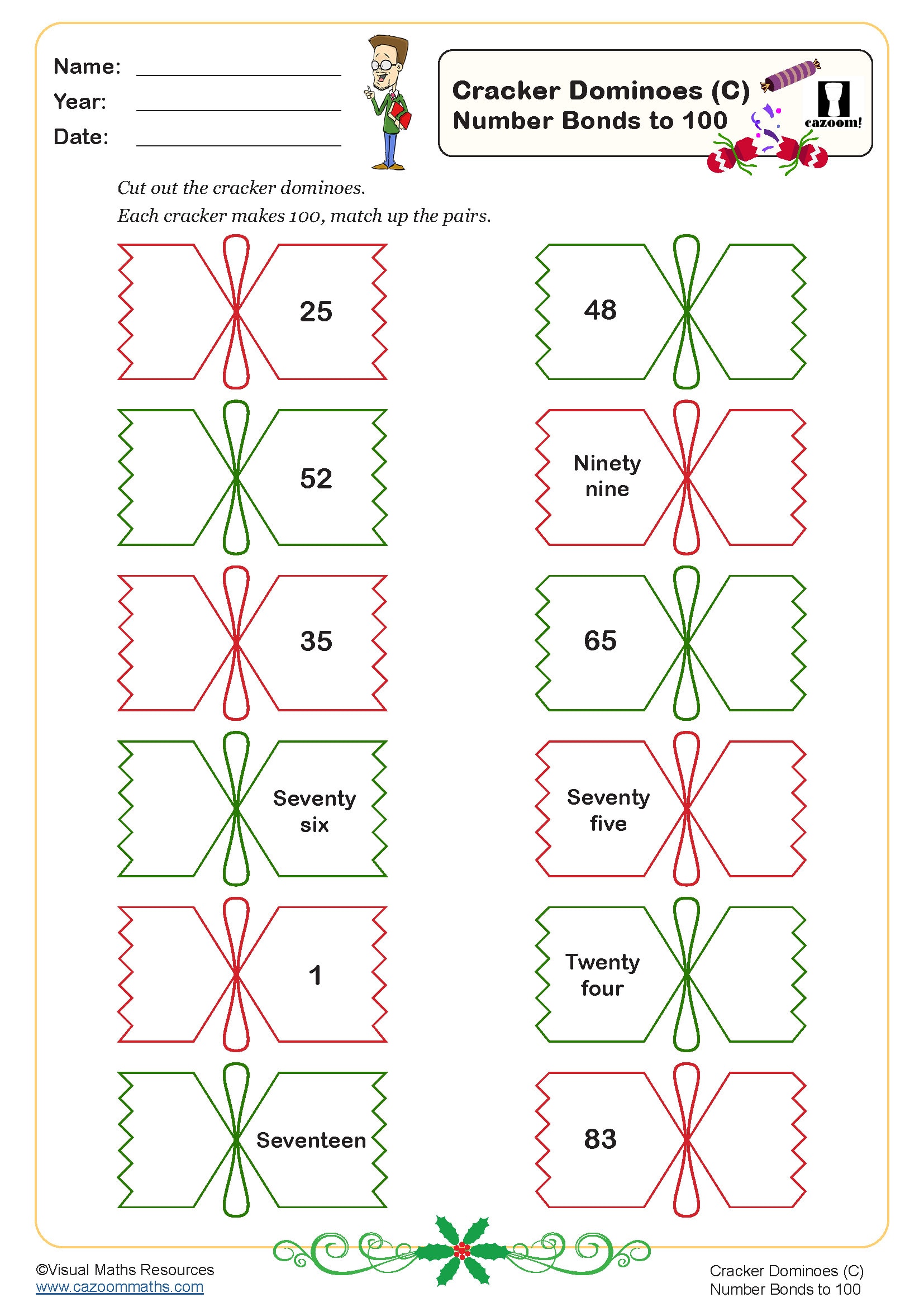 Preview of Cracker Dominoes (C)