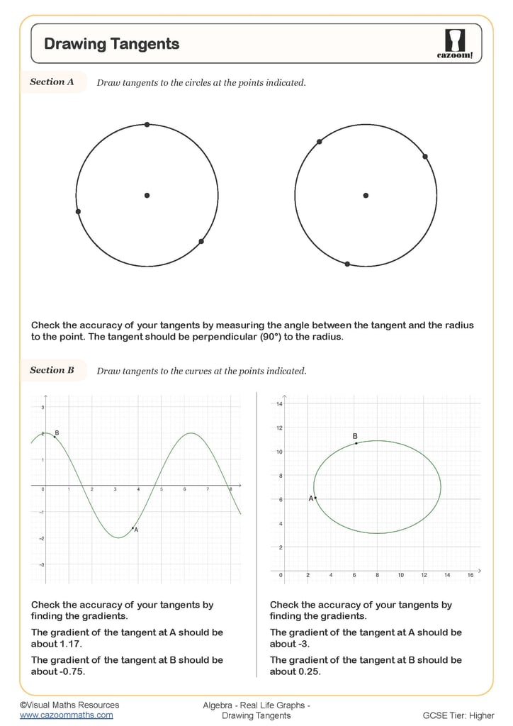 drawing-tangents-worksheet-printable-maths-worksheets