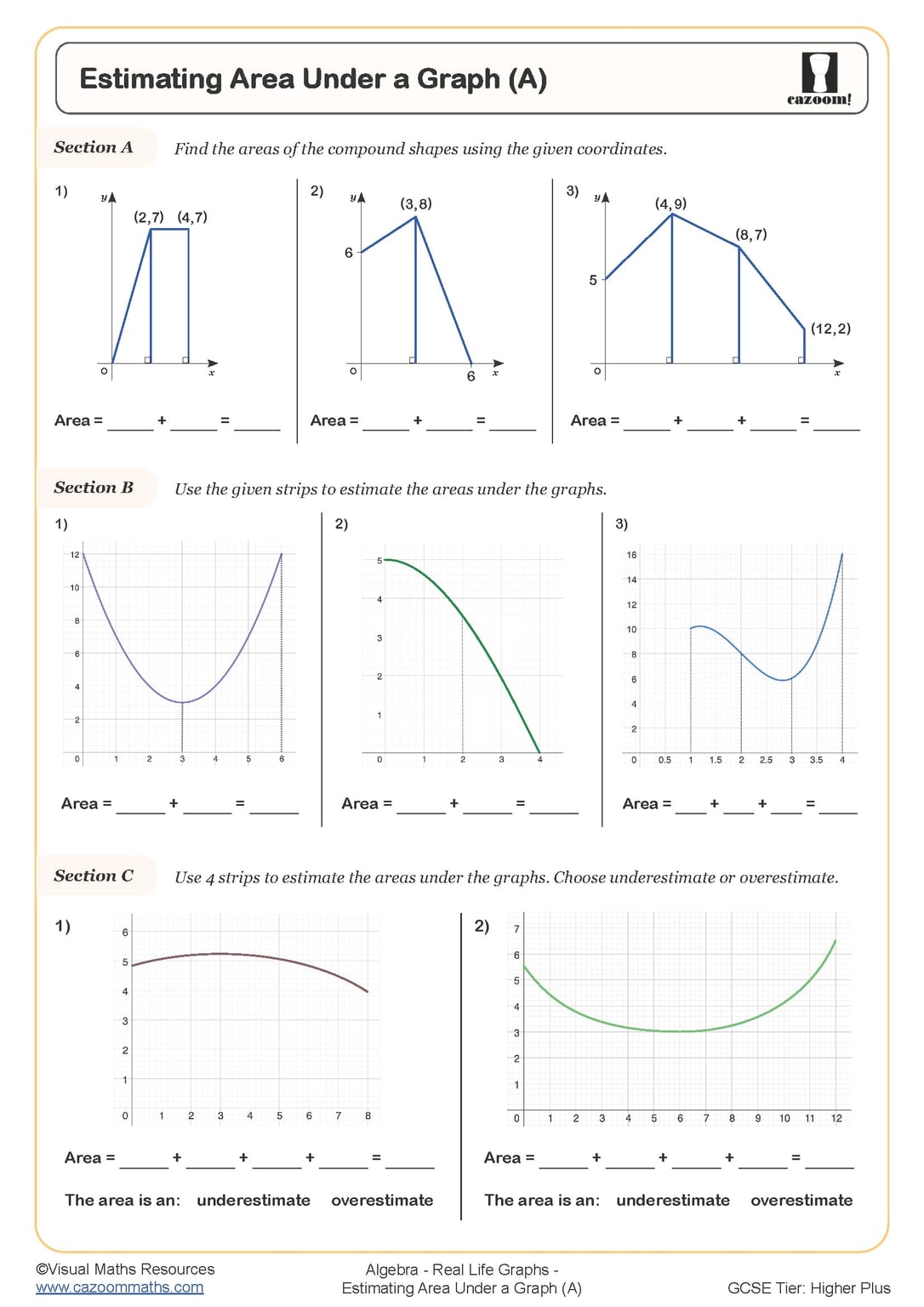 Estimating Rates of Change (A) Worksheet | Fun and Engaging PDF Worksheets