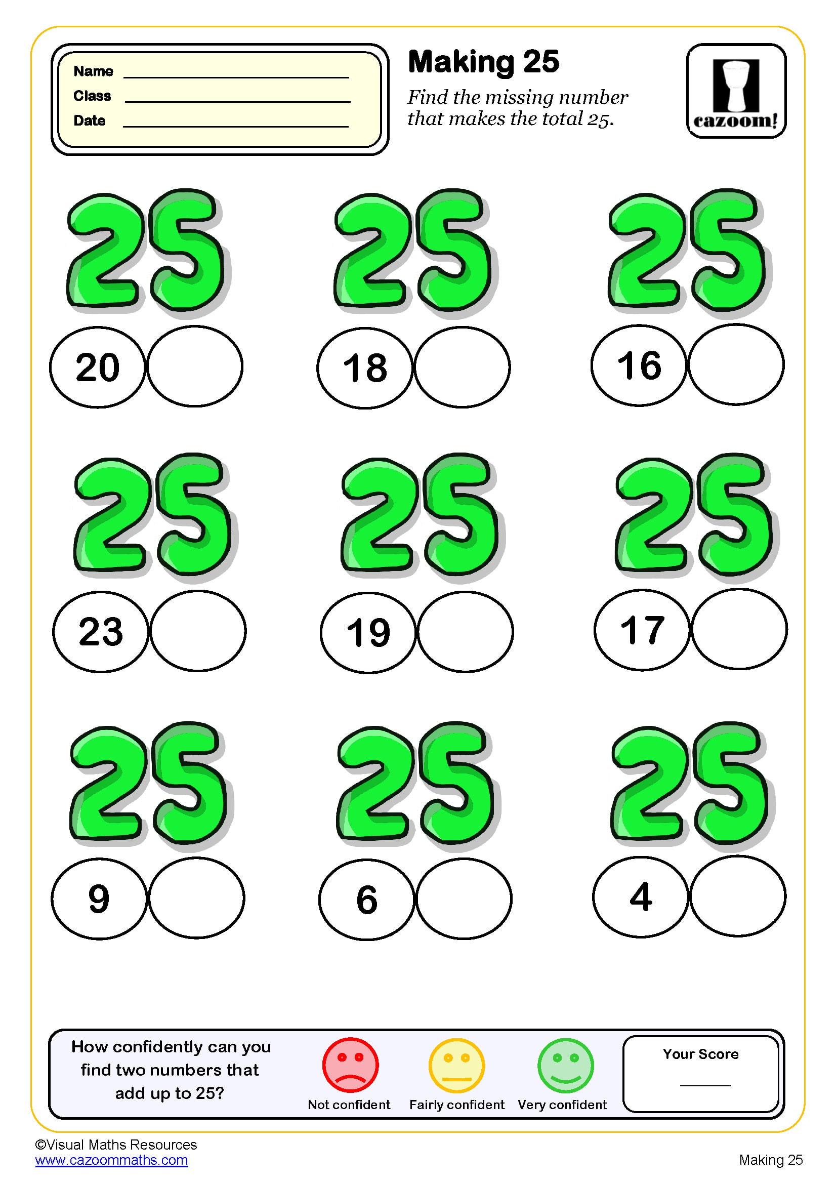 Preview of Making 25