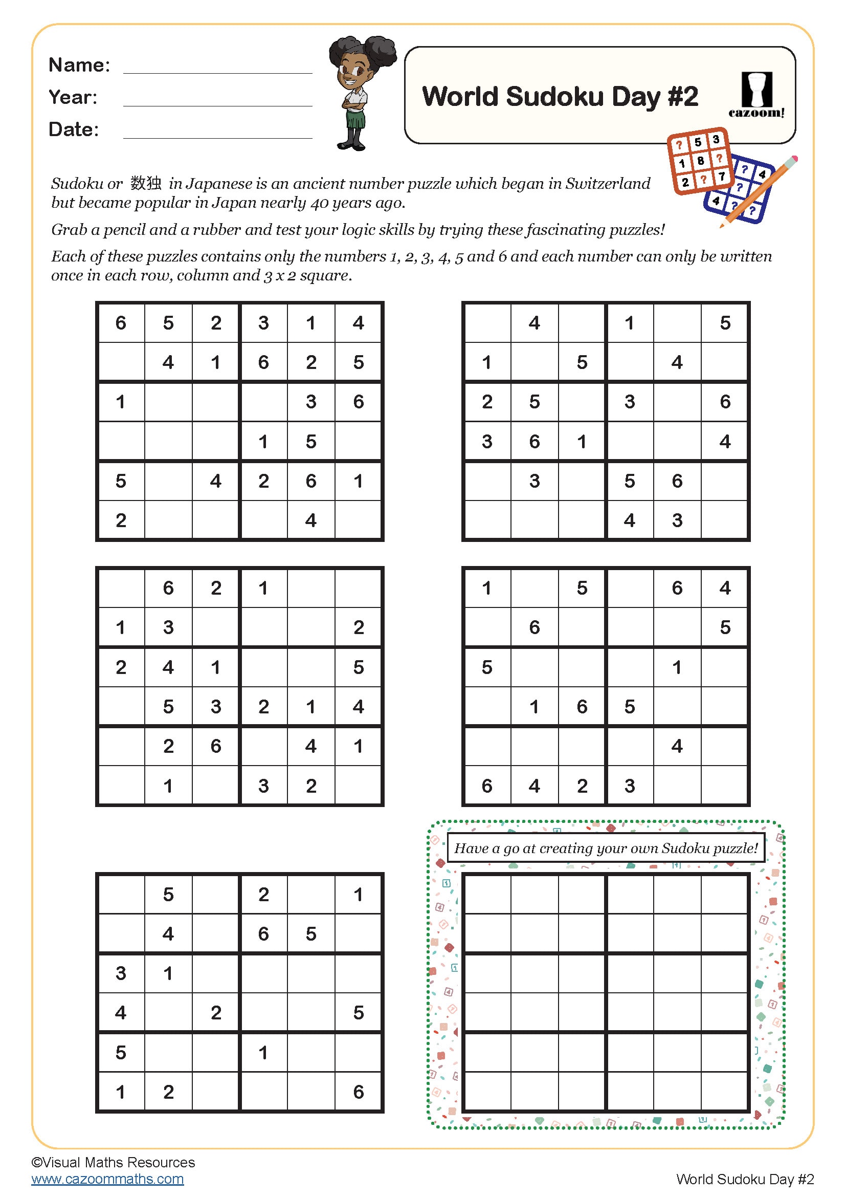 Preview of World Sudoku Day - #2
