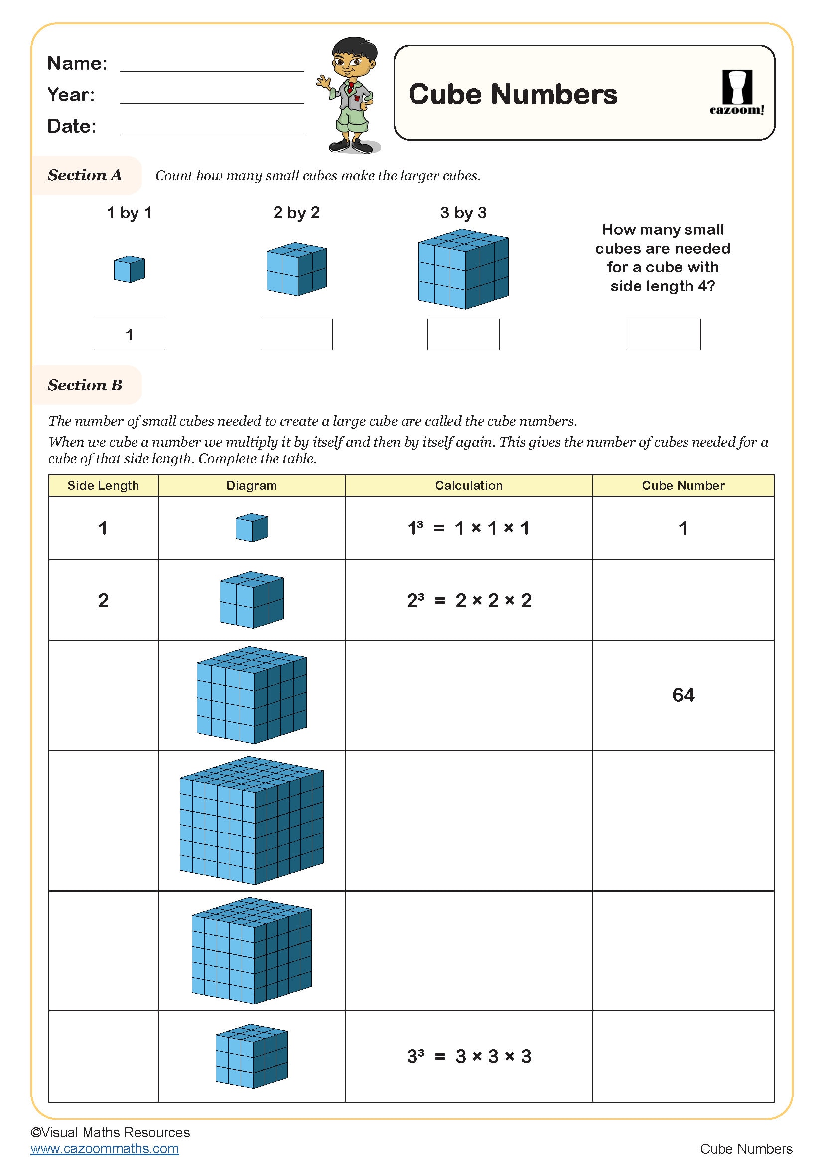 Preview of Cube Numbers