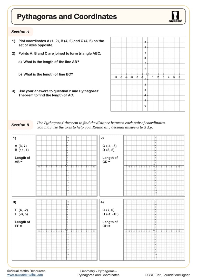 Square Numbers, Cube Numbers and Other Powers Worksheet | PDF Number ...