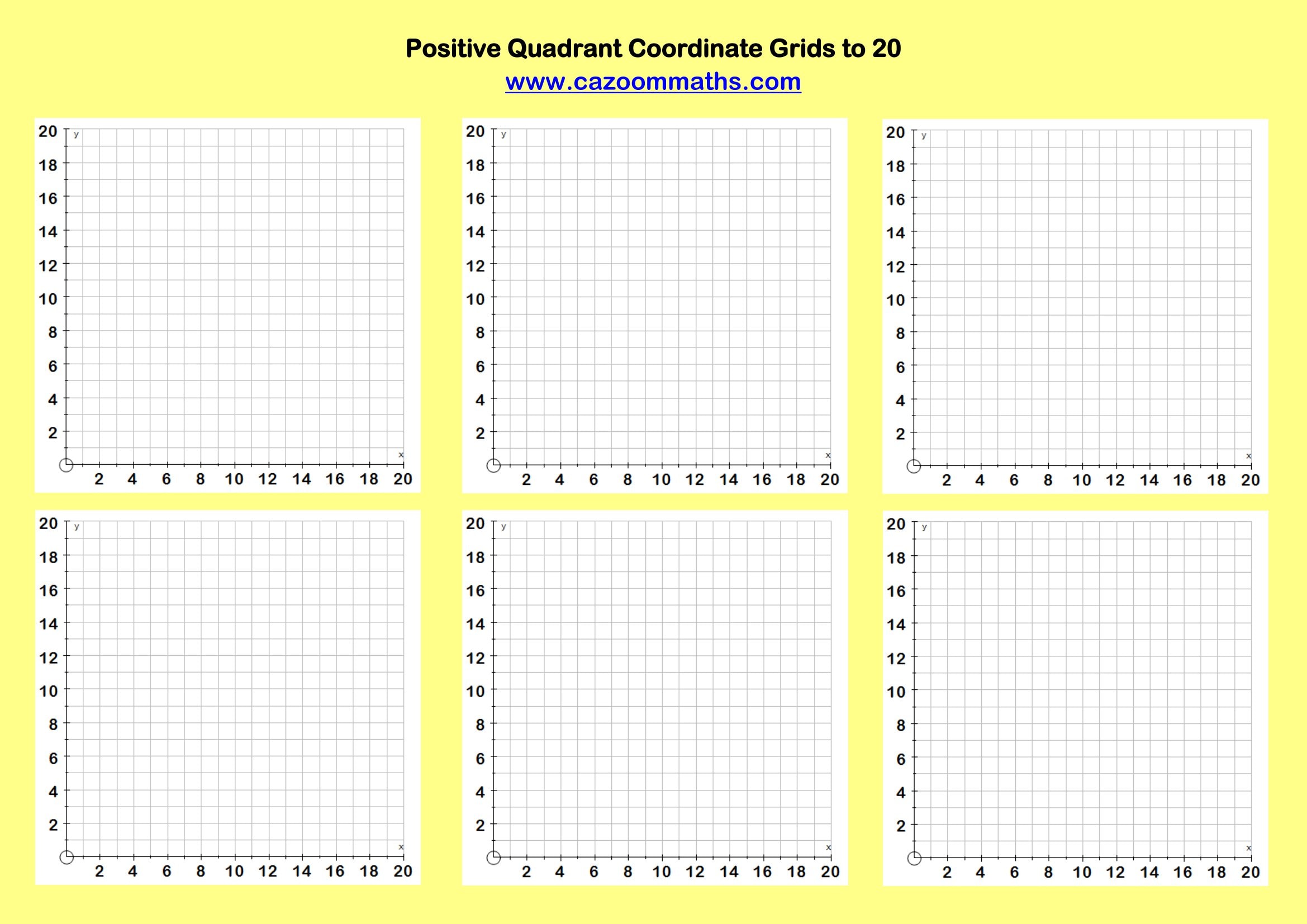 Preview of Coordinate Grids