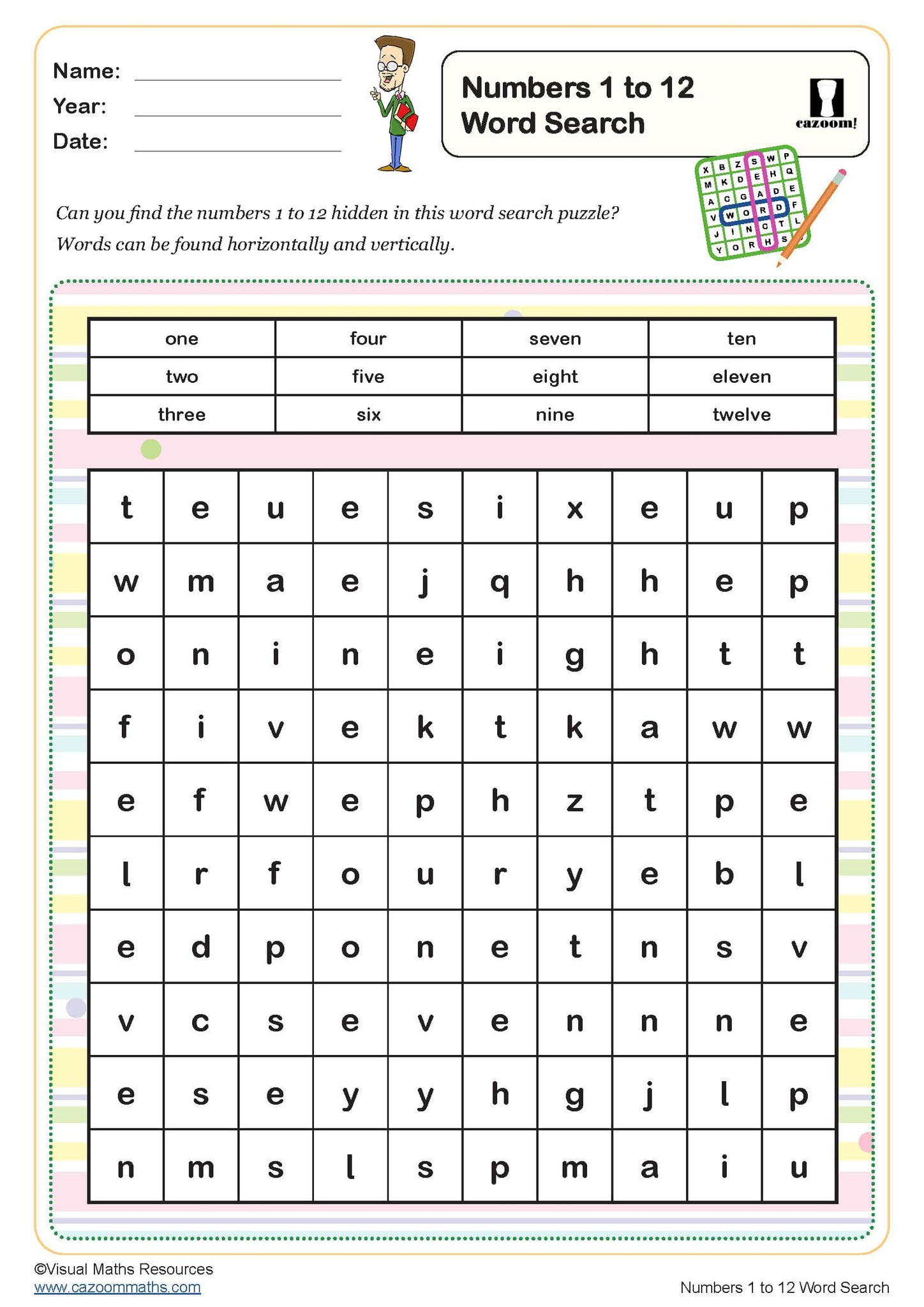 Addition Grids Adding 1s to 4 Digit Numbers | Printable PDF Year 4 ...