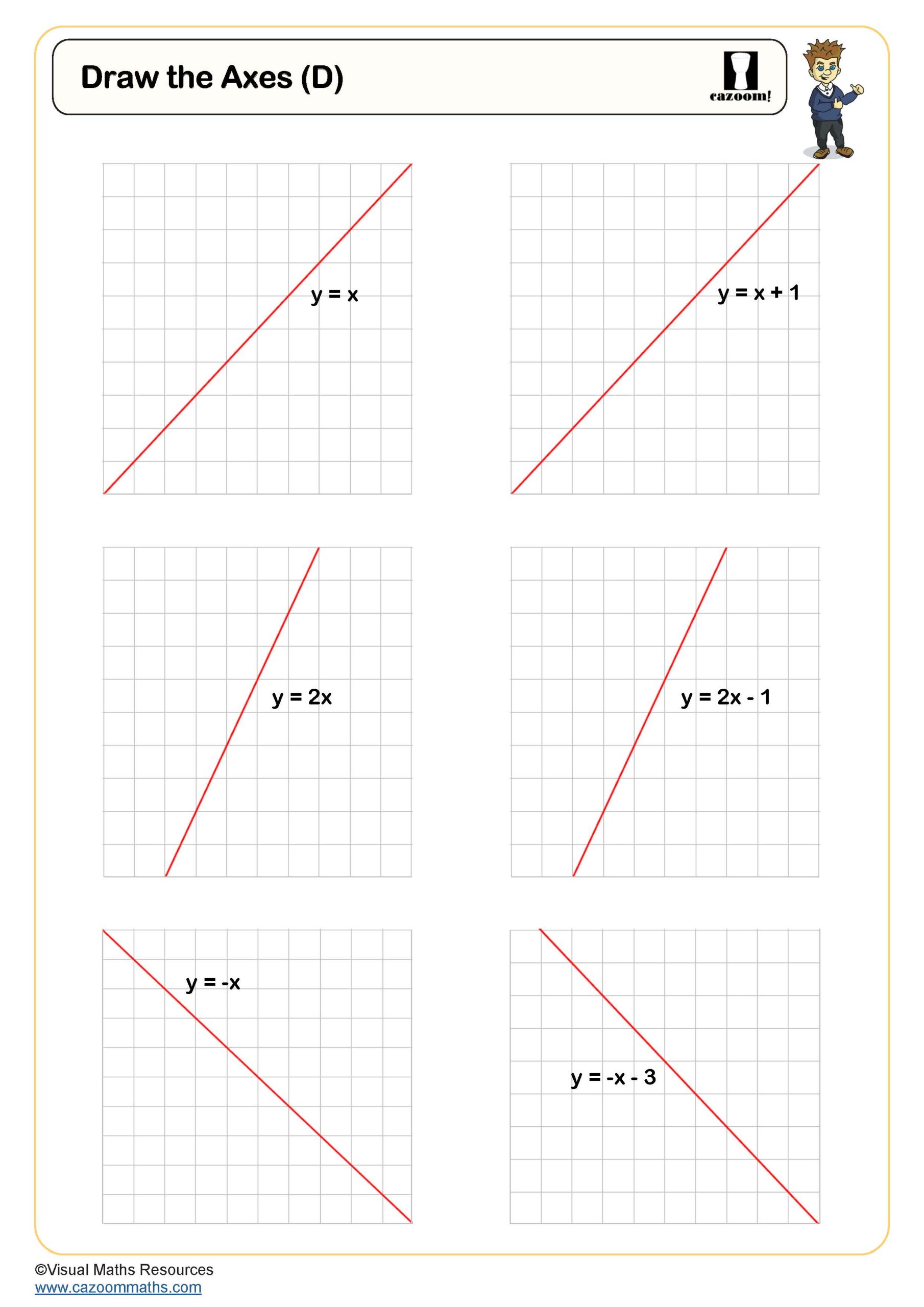 Preview of Draw the Axes (D)