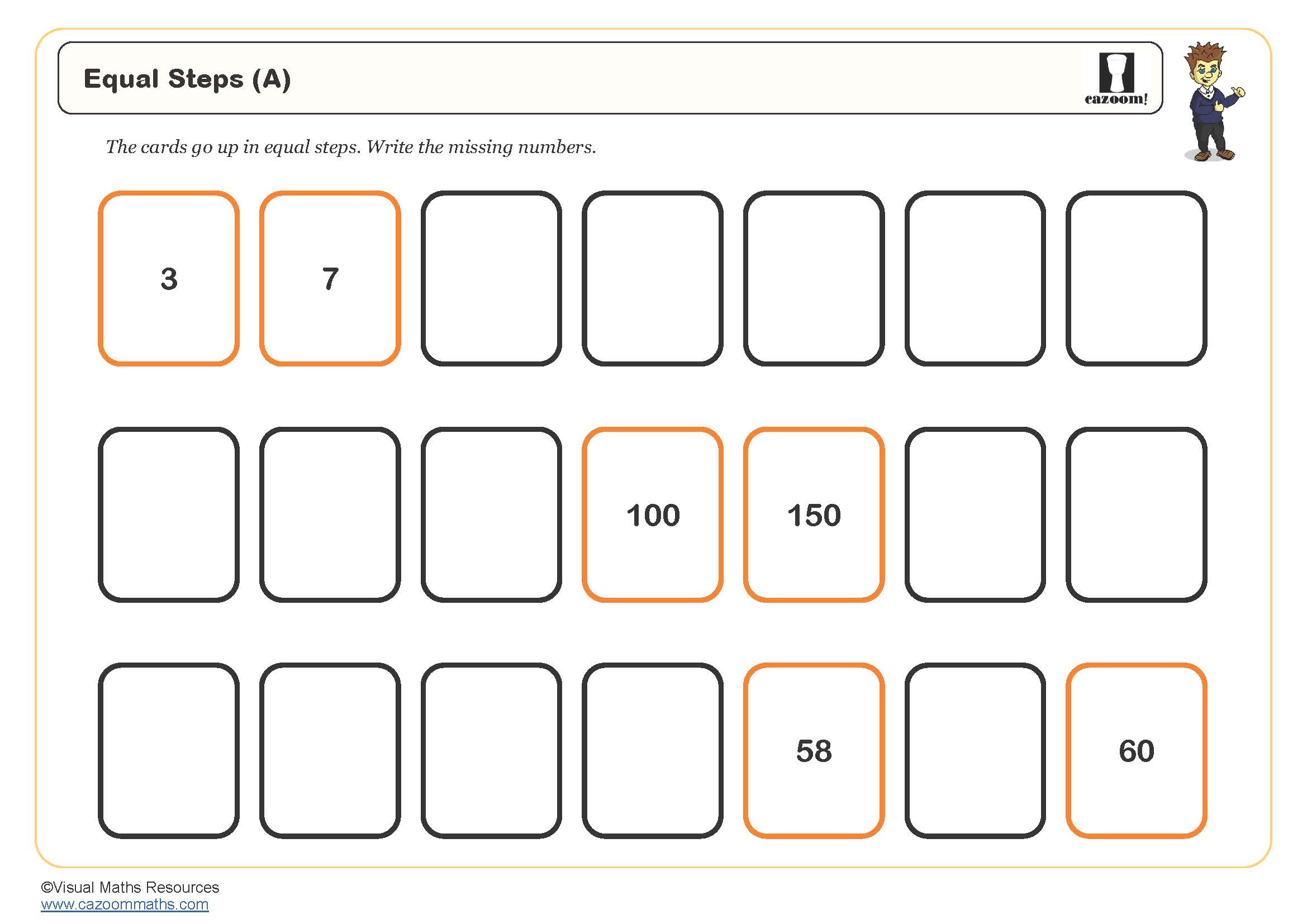 Preview of Equal Steps (A)