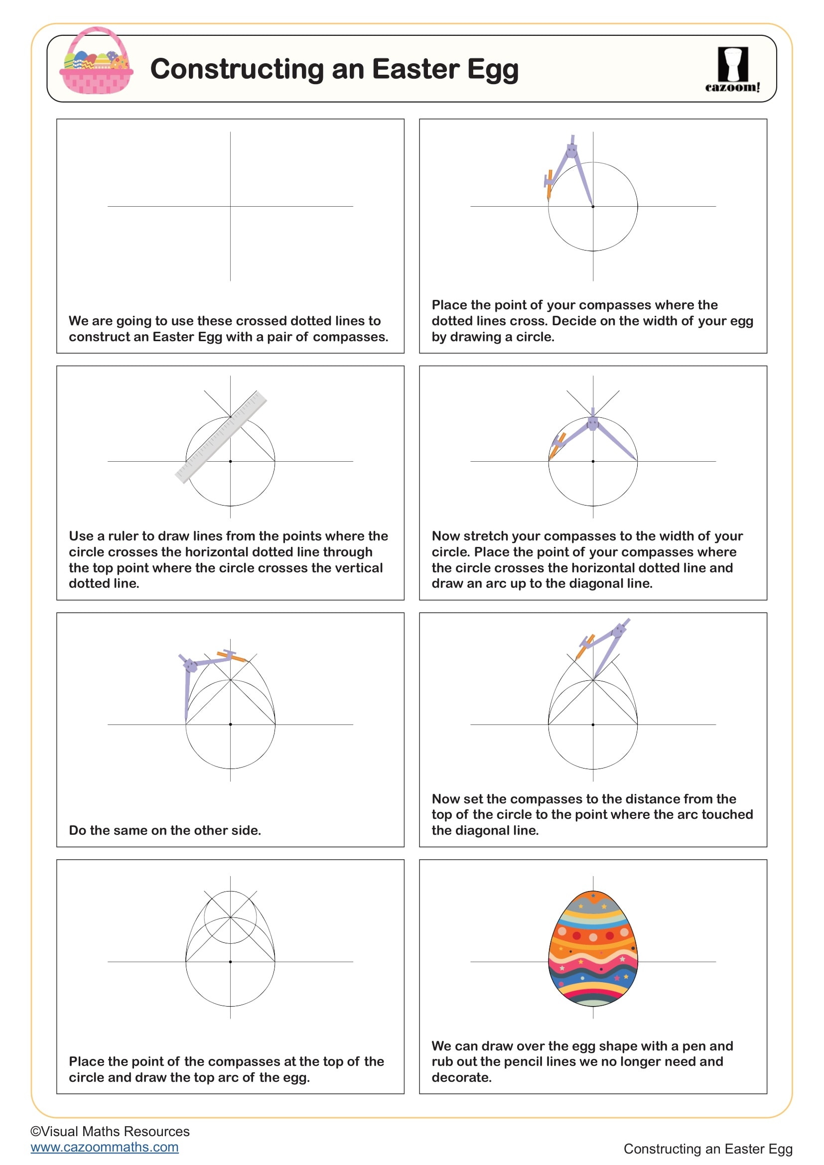 Preview of Constructing an Easter Egg