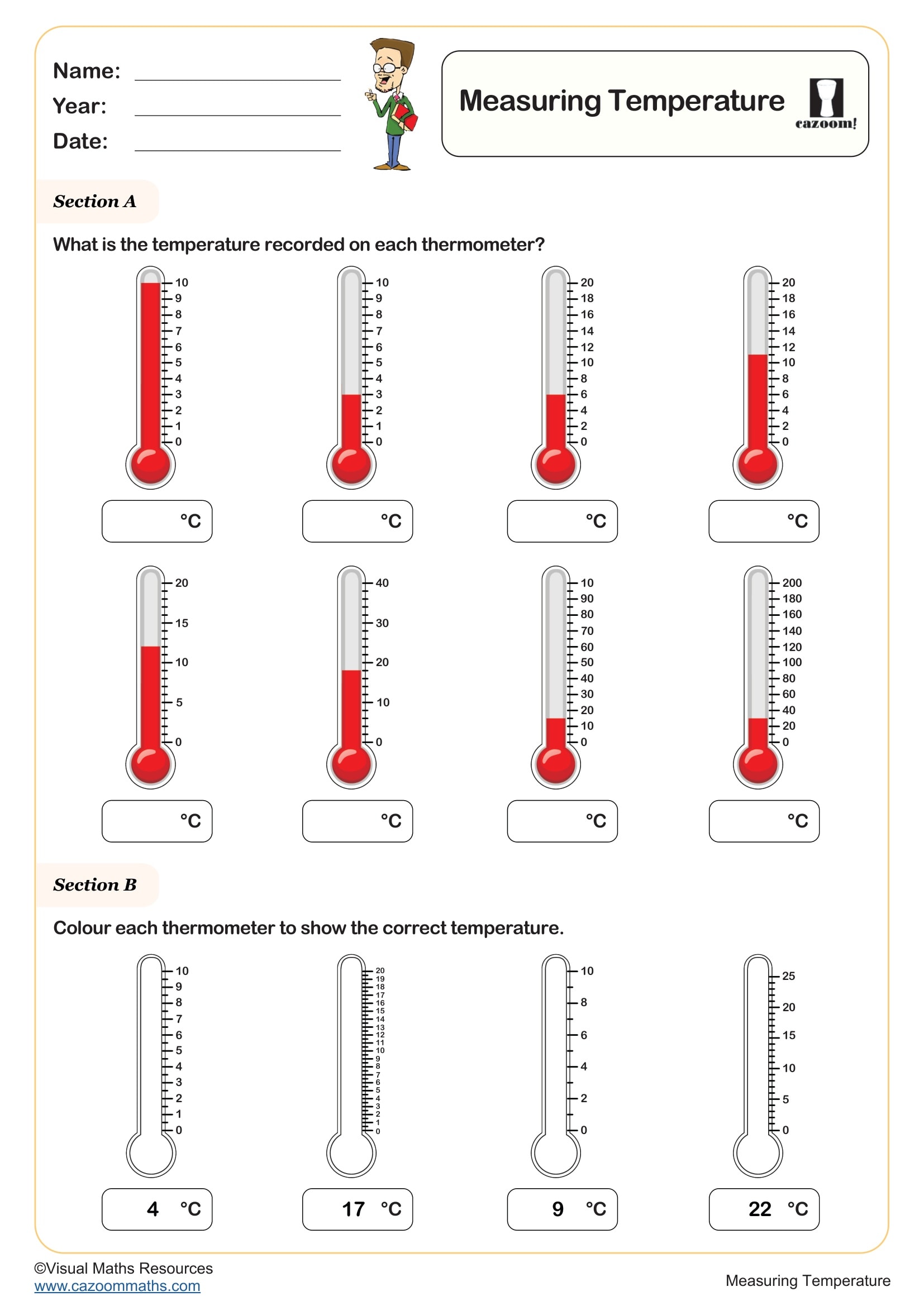 Preview of Measuring Temperature