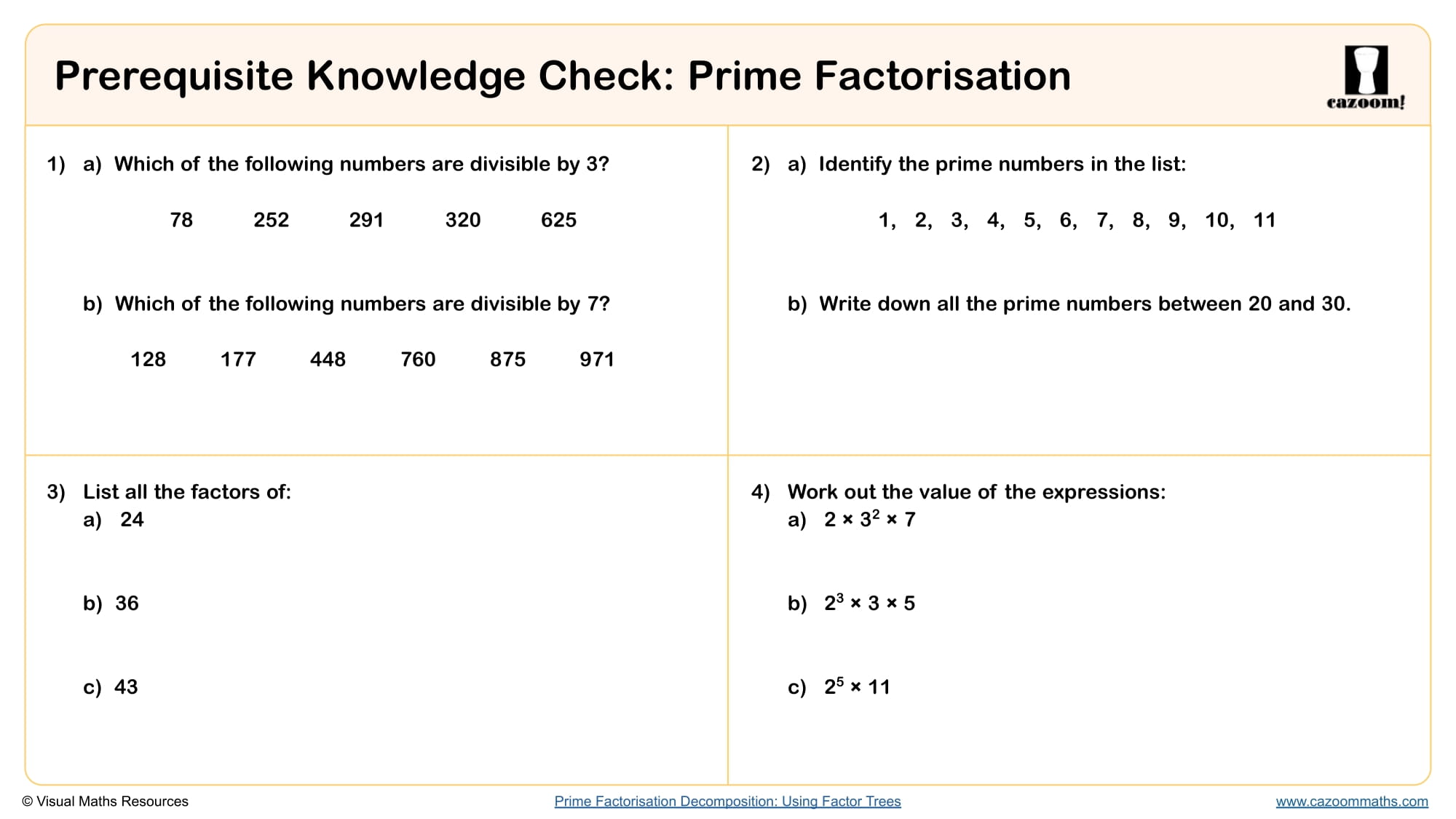 PKC Prime%20Factorisation